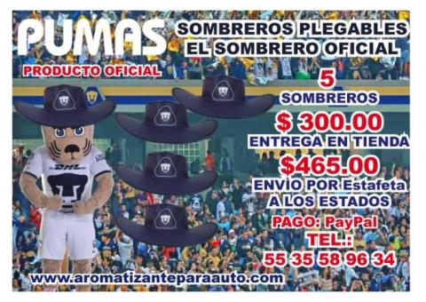 SOMBREROS PERSONALIZADOS DE LOS PUMAS UNAM