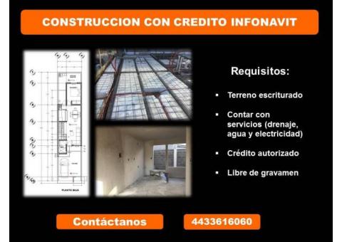 Te interesa construir con tu crédito Infonavit